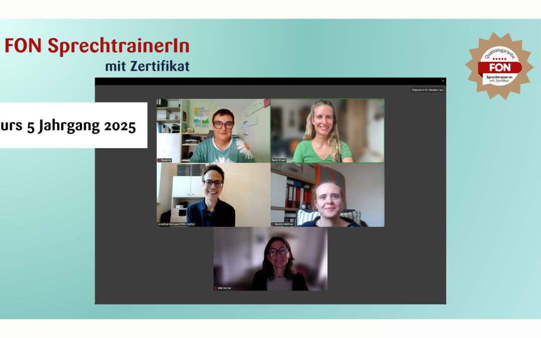 Sprechtrainer-Ausbildung 2025